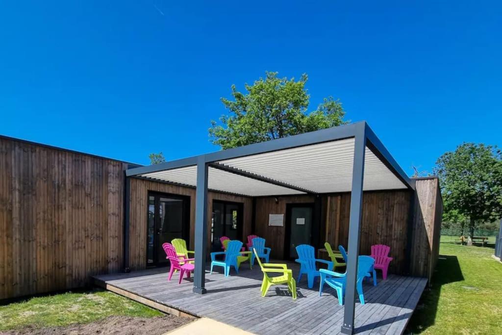 Chalet Le Bergeronnette Labouheyre Exteriör bild